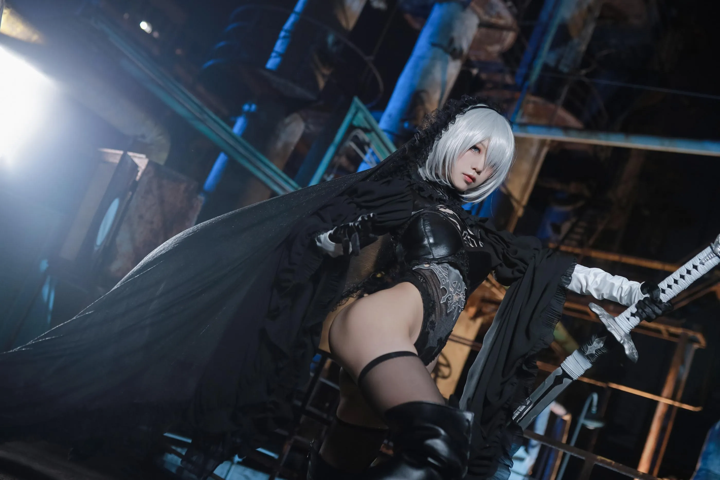 水淼Aqua – NO.39 -黑白2b [55P]插图8